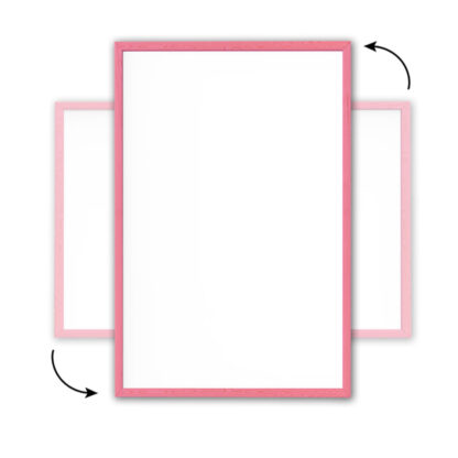 magneticka tabula drevena 40x60 ruzova